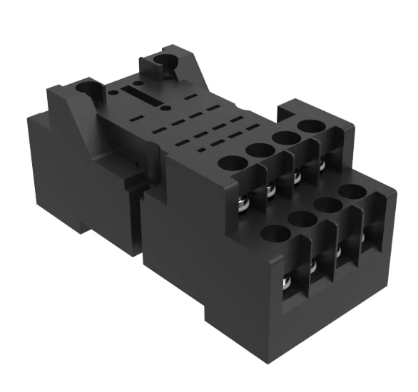 PE3S Series Relay Base DIN Rail Mount Screw Terminal Socket for PE3 Relays in Energy Storage Systems