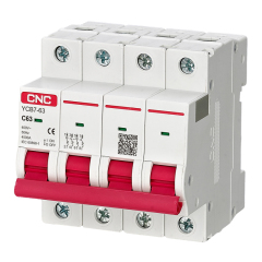 YCB7-63 MCB 6kA High Breaking Capacity B/C/D Curve Circuit Protection for Solar Energy and Battery Storage Systems