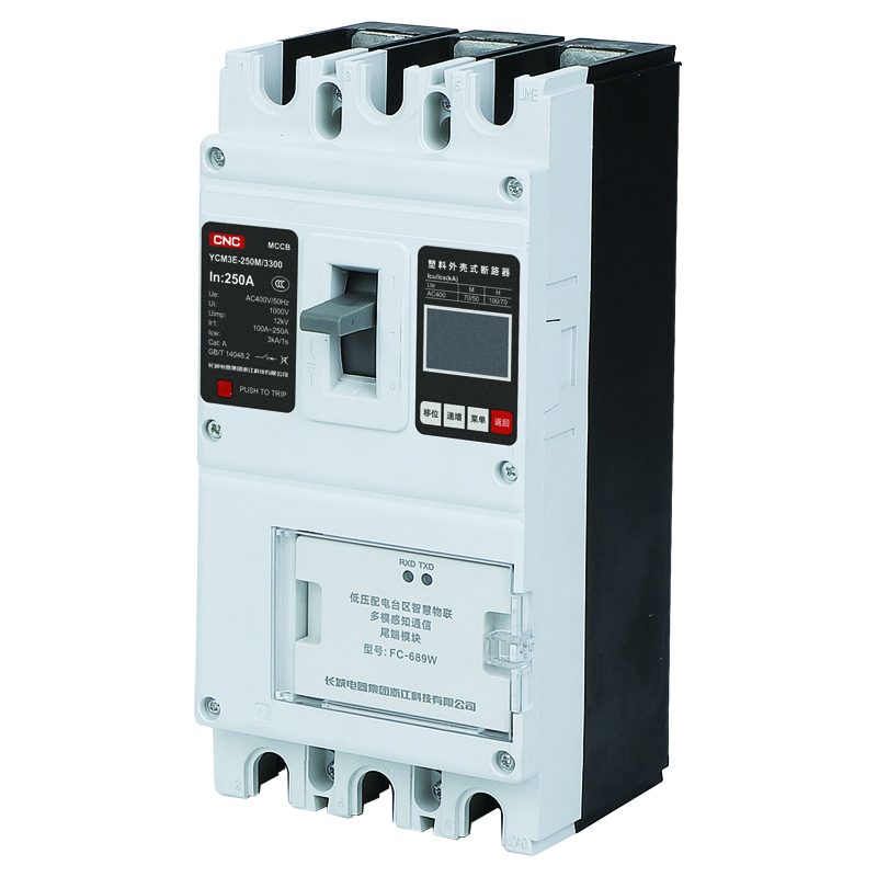 YCMAE Electronic Type MCCB High-Precision Metering Module Overload Short Circuit Protection RS485 Bluetooth HPLC Communication