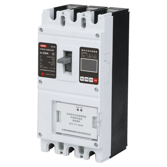 YCMAE Electronic Type MCCB High-Precision Metering Module Overload Short Circuit Protection RS485 Bluetooth HPLC Communication