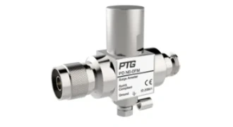 1/4λ SPD High Impact Resistance Fast Response Coaxial RF Surge Protector for GPS and Cellular Base Station Applications