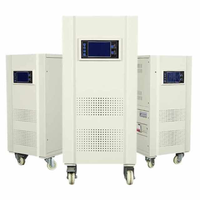 50kVA Electronic Voltage Regulators Three-phase 380VAC Boost Converter for Data Centers and Financial Trading Systems Goter Power