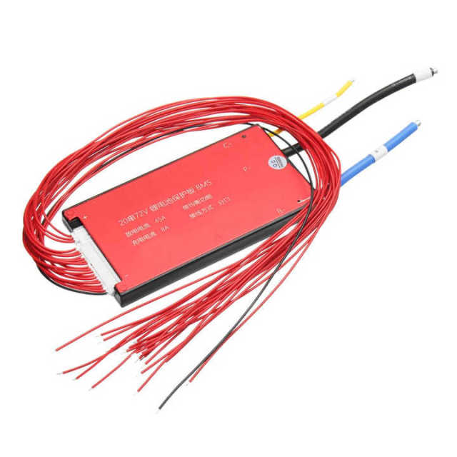 16S 48V LiFePO4 Battery Management System 150A Continuous Current Active Balancing NTC Protection RS485 Communication for Energy Storage Systems