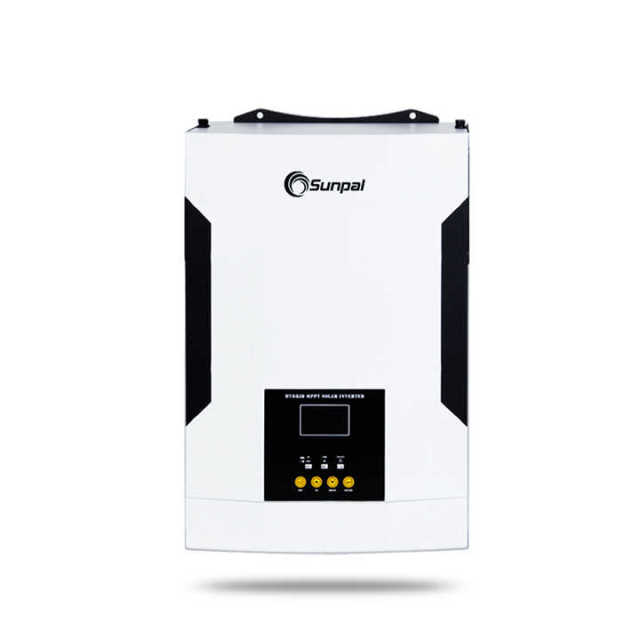 Sunpal Dual MPPT Inverter Pure Sine Wave 3000W 3kW 3kVA 5kW 24V Off Grid Solar Power Hybrid Inverter for Solar Energy Storage Systems