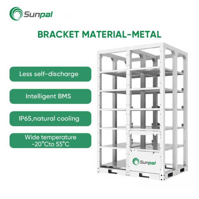 Sunpal Solar Lithium Battery 200Ah 10kWh 15kWh 20kWh Stackable Energy Storage System for Residential and Commercial Solar Power Backup LiFePO4 Battery