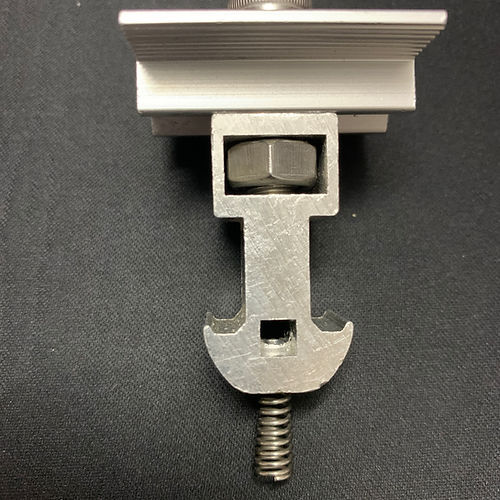 Mid Clamp for Roof Solar Mounting System High-Strength Aluminum Alloy Corrosion Resistant for PV Modules Installation FUYESEN