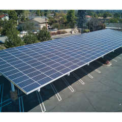 Waterproof Mounting System PV Parking Structure Frame Aluminum Solar Carport Easy Install Open Ground Fujian China ISO9001 SF-C22