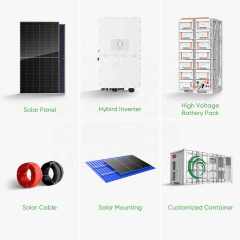 Sunpal 100kWh 200kWh Outdoor Energy Storage Cabinet for Commercial & Industrial Solar Power Systems Lithium Battery Storage System