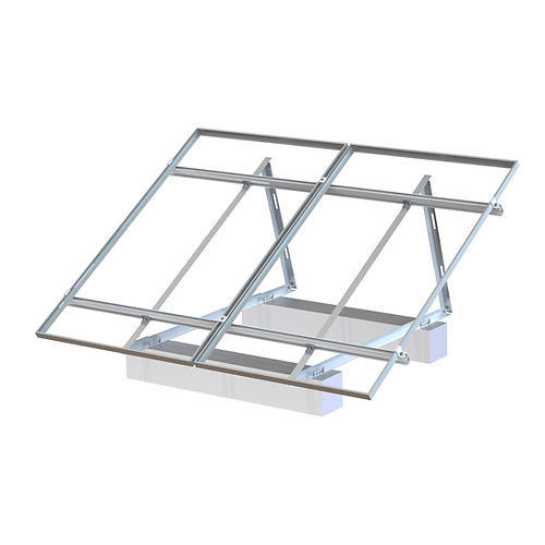 Flat Roof Triangle Solar Mounting Durable Aluminum Alloy 6063-T5 Corrosion Resistant for Commercial Solar Panel Installation Fuyesen