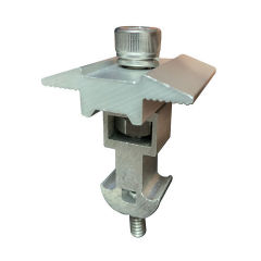Mid Clamp for Roof Solar Mounting System High-Strength Aluminum Alloy Corrosion Resistant for PV Modules Installation FUYESEN