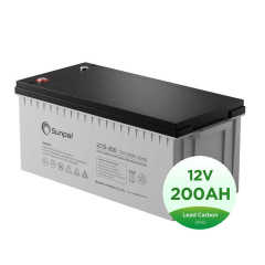 Lead Acid Battery 12V 26Ah-260Ah Deep Cycle Sealed AGM for Solar Energy Storage Systems Sunpal