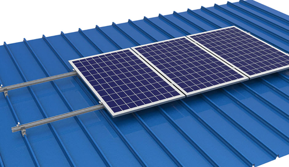 Standing Seam Clamps Solar Mounting System for Metal Roof Quick Installation Fuyesen
