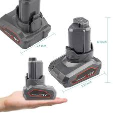 RHY Replacement Battery for AEGs for RIDGIDs 10.8V/12V 3.0Ah 4.0Ah 5.0Ah 6.0Ah L1240 L1215 R840084 Lithium-ion Batteries Power Tools Application RHY