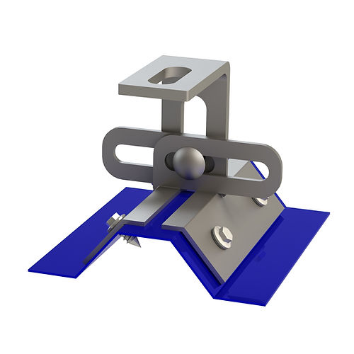 Adjustable Wide Klip Lok Bracket Heavy-Duty Roof Mounting System for Solar Panels KLIP-LOK 700 600 406 Fuyesen