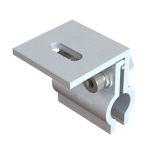 Round Metal Roof Klip Lok Bracket Heavy-Duty Solar Mounting System for KLIP-LOK 700 600 406 Metal Roofing Clamps FUYESEN
