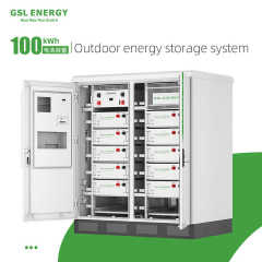 High Voltage Industrial Commercial Energy Storage Systems OEM Lithium Ion LiFePO4 Batteries Hybrid On-Off HV Battery 80kWh 100A Air Cooling GSL ENERGY