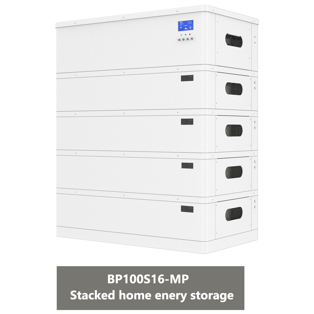 Fuyesen BP100S16-MP Home Stacked Energy Storage LiFePO4 Battery with 51.2V Voltage and 100Ah Capacity for Residential Solar Power Systems