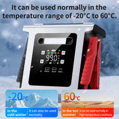 Heavy Duty 12/24V Jump Starter 12428A Peak Current 56000mAh Emergency Car Battery Booster Truck Motorcycle Passenger Car DN313