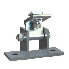 Flat Roof Front Fixed Parts Durable Aluminum Alloy 6063-T5 Solar Mounting System for Residential and Commercial PV Installations FUYESEN