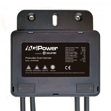 600W Solar Power Optimizer Module Add-On High-Efficiency Mismatch Loss Mitigation for PV Systems AMG Energia