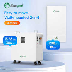 Sunpal Solar Lithium Battery 48V 51.2V 100Ah 200Ah 300Ah 15Kwh Lifepo4 Home Energy Storage Battery Eve High-Capacity Long-Life Off-Grid Hybrid System for Residential and Commercial Use Sunpal
