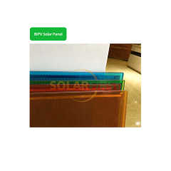 CdTe Thin Film Solar Panel 10%-60% Transparent Custom Color 1200*700*7mm Rooftop Application Solarfirst