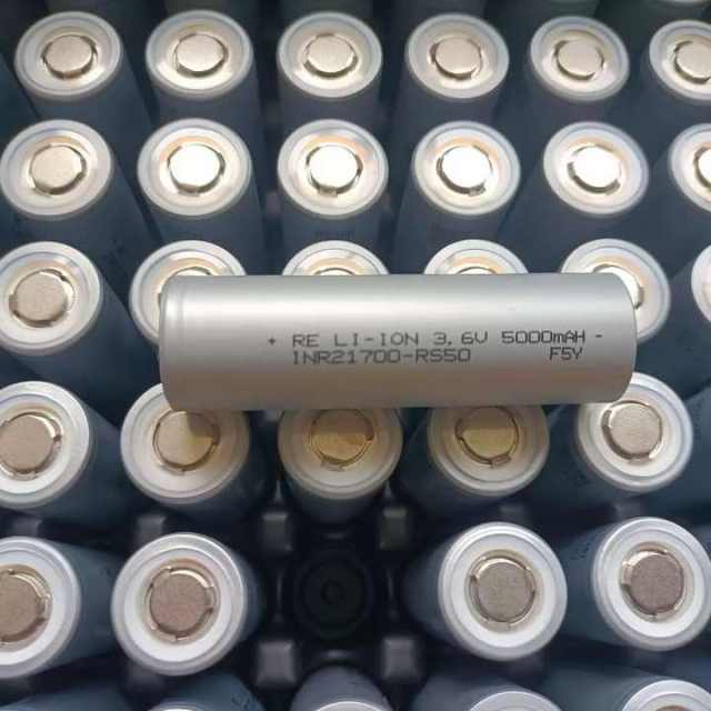 Rechargeable Lithium Ion Reliance 21700 RS40 RS50 Battery 3.6v 4000mah 5000mah 10C 14C 70A High-Performance Power Storage for Electric Vehicles and Solar Energy Systems KXD