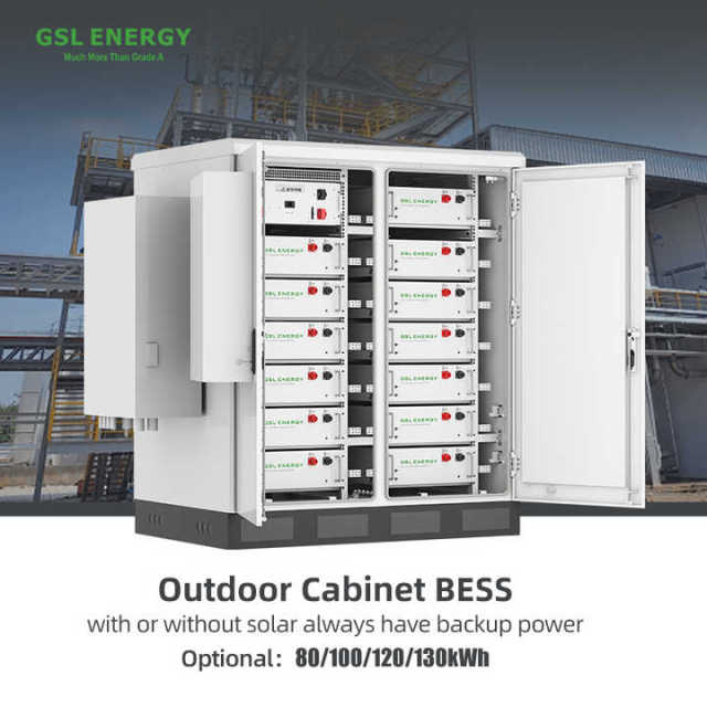 High Voltage Industrial Commercial Energy Storage Systems OEM Lithium Ion LiFePO4 Batteries Hybrid On-Off HV Battery 80kWh 100A Air Cooling GSL ENERGY