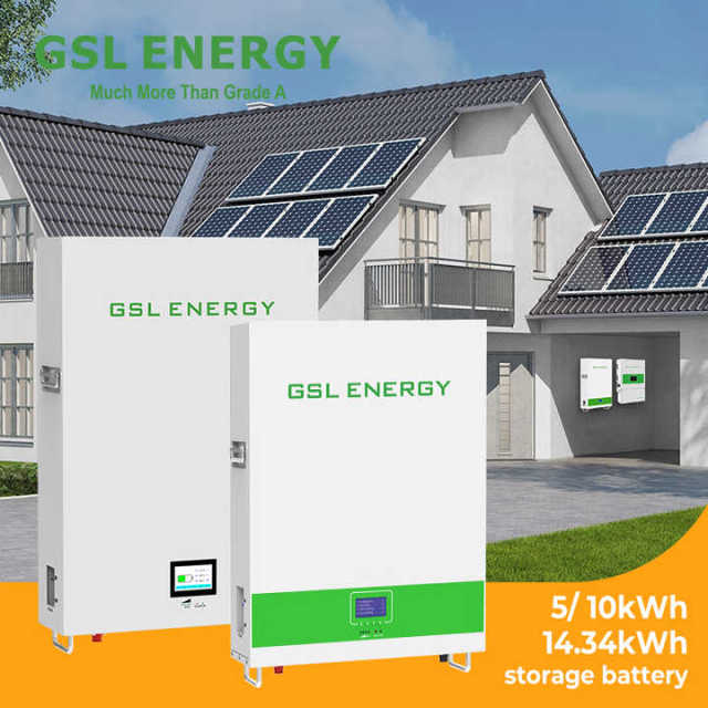 GSL Energy 10 Year Warranty 5kwh 10kwh 15kw 48v Home Energy Storage Powerwall Wall Mounted Lifepo4 Lithium Battery 10kw Capacity 48V 10-20KW Off Grid Hybrid Grid LiFePO4 Wall-mounted GSL ENERGY