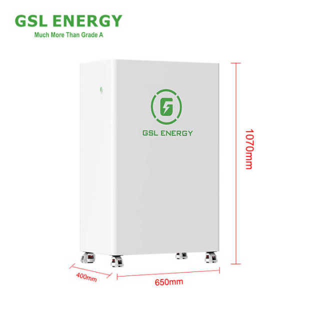 GSL ENERGY 48V 400Ah 20Kwh Solar Battery Wheel with LCD Display and CAN Communication Movable Lithium-ion Battery for Home Solar Energy Storage System