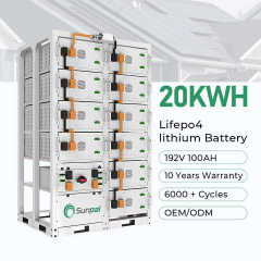 Sunpal Solar Lithium Battery 200Ah 10kWh 15kWh 20kWh Stackable Energy Storage System for Residential and Commercial Solar Power Backup LiFePO4 Battery