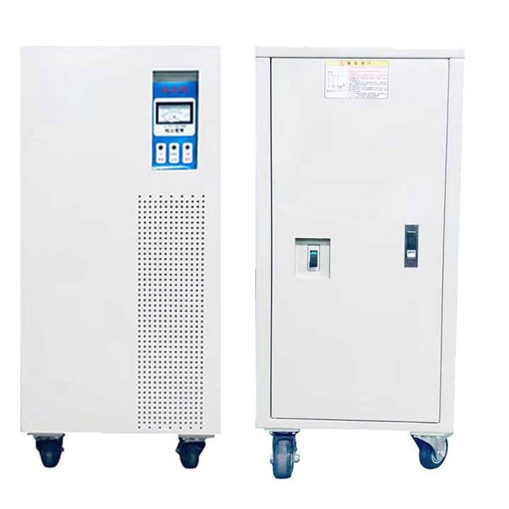 SVC Thyristor Three-Phase Automatic AC Power Stabilizer Voltage Regulator with LED Display and Overload Protection for Industrial Applications goterpower