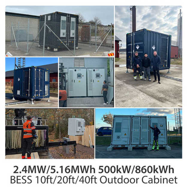 430kWh 437.5KW High-Power Outdoor Energy Storage System Hybrid Lithium Battery Solar Power Solution 500KWh 1MW Grid ESS LITHTECH