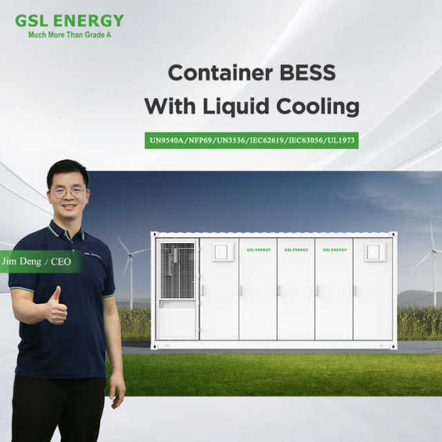 3.7MWh Solar Battery Storage System 1MWh ESS LiFePO4 Container Off-Grid Connection GSL ENERGY