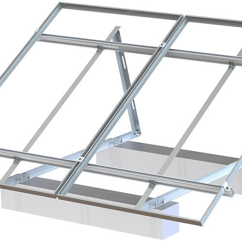 Flat Roof Triangle Solar Mounting Durable Aluminum Alloy 6063-T5 Corrosion Resistant for Commercial Solar Panel Installation Fuyesen