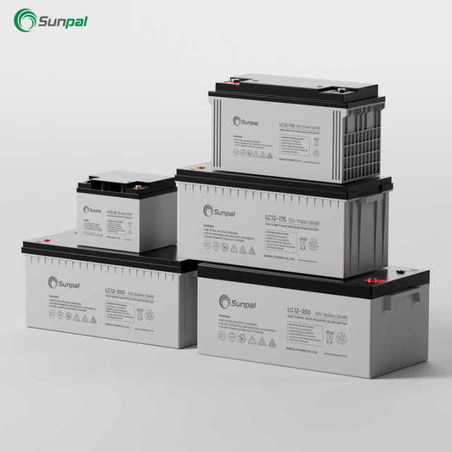 Lead Acid Battery 12V 26Ah-260Ah Deep Cycle Sealed AGM for Solar Energy Storage Systems Sunpal