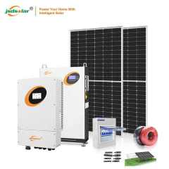 5KW Hybrid Solar Power System IP65 Rated for Home Use 10KW 12KW Solar Energy Kit JSDSOLAR
