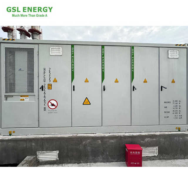 3.7MWh Solar Battery Storage System 1MWh ESS LiFePO4 Container Off-Grid Connection GSL ENERGY