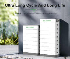 Off-Grid Solar Energy Storage Power System 48V 51.2V 400Ah 20kWh Stacked LiFePO4 Battery for Home Energy Storage GSL ENERGY