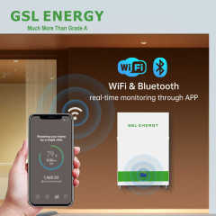 GSL Energy 10 Year Warranty 5kwh 10kwh 15kw 48v Home Energy Storage Powerwall Wall Mounted Lifepo4 Lithium Battery 10kw Capacity 48V 10-20KW Off Grid Hybrid Grid LiFePO4 Wall-mounted GSL ENERGY
