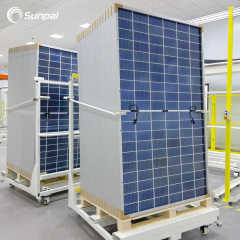 Sunpal Double Glass Bifacial Solar Panels 650W-700W Monocrystalline High Efficiency PV Modules for Residential and Commercial Power Systems Sunpal