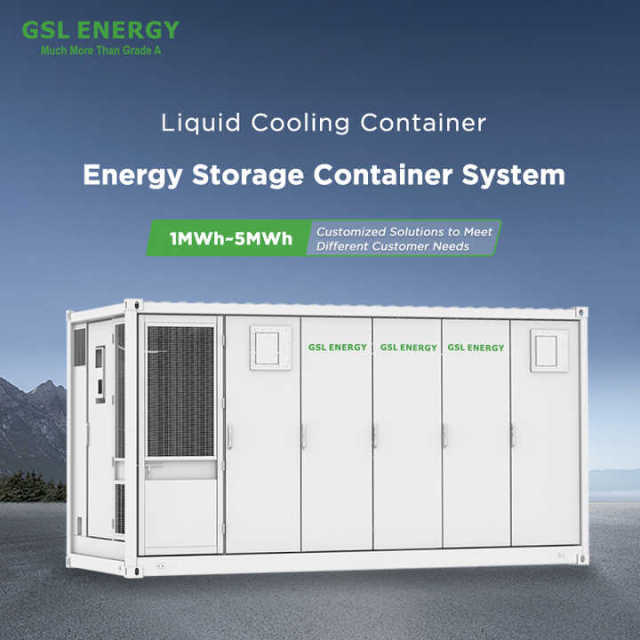 3.7MWh Solar Battery Storage System 1MWh ESS LiFePO4 Container Off-Grid Connection GSL ENERGY