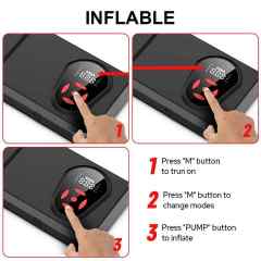 12V Jump Starter Power Bank 20000mAh 150PSI Air Pump 3-in-1 Car Tire Inflator Portable Car Starter
