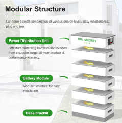 Off-Grid Solar Energy Storage Power System 48V 51.2V 400Ah 20kWh Stacked LiFePO4 Battery for Home Energy Storage GSL ENERGY
