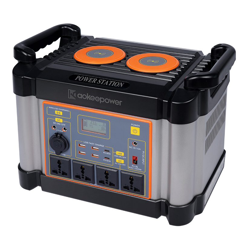 SRYG1000 External AC Charging 25.9V40AH 1036WH 1kW Max 2kW Power Backup Portable Energy Storage for Home and Outdoor Use