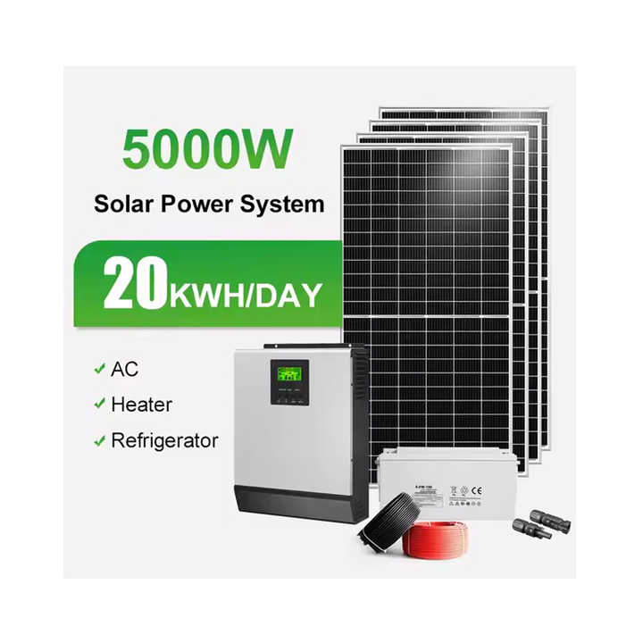 Off-Grid Solar Power System 3kW 5kW 30kW 40kW Complete Kit Home Use Hot Sale Solarfirst