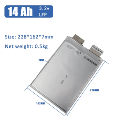 LFP Pouch Cell Battery A123 3.2V 14Ah High-Cycle Life Solar Storage Golf Cart Power Tools Battery CNNTNY