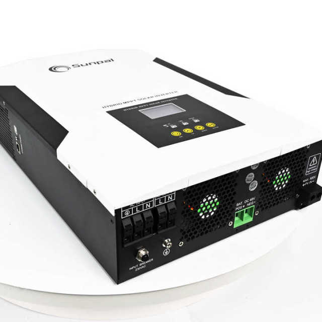 Sunpal Dual MPPT Inverter Pure Sine Wave 3000W 3kW 3kVA 5kW 24V Off Grid Solar Power Hybrid Inverter for Solar Energy Storage Systems