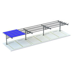 Solar Carport Mounting System Durable Corrosion-Resistant Hook-and-Rail Design for Metal Roof PV Installations FUYESEN