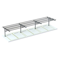 Solar Carport Mounting System Durable Corrosion-Resistant Hook-and-Rail Design for Metal Roof PV Installations FUYESEN